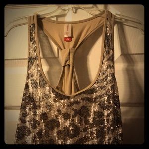 Sparkly racerback style tee